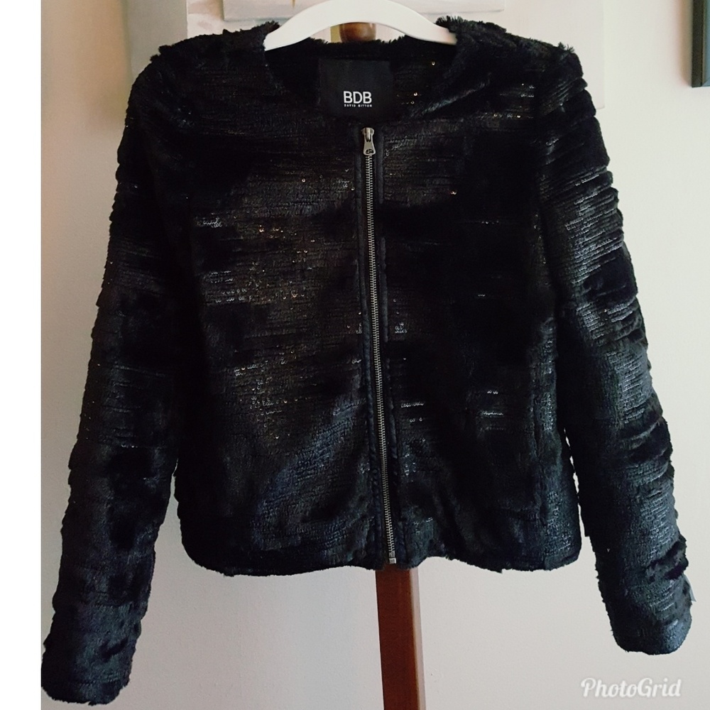 BDB DAVID BITTON BLACK JACKET